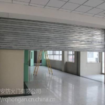 防火卷帘门工厂定制车库商场无机布防火卷帘仓库电动钢质卷闸门
