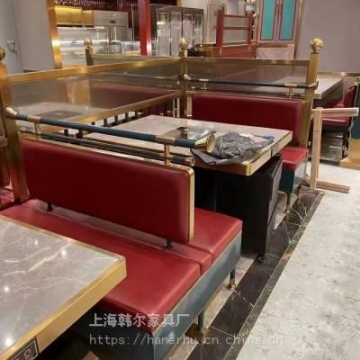 上海海鲜餐厅桌子定制 韩尔简约现代家具